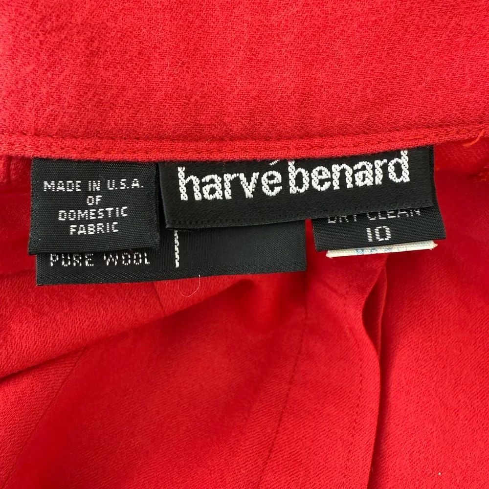 Vintage red wool skirt - Picture 6 of 8